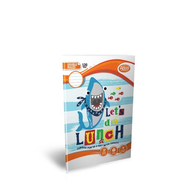 Atlas A5 Practical Book Double Ruled 120Pgs